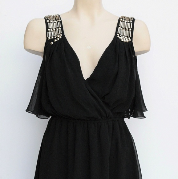 Ya Los Angeles Dresses & Skirts - Ya Los Angeles Black Grecian-Style Tunic Dress